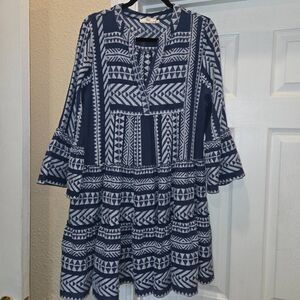 Devotion Twins Ella Tunic Mini Dress Size Large